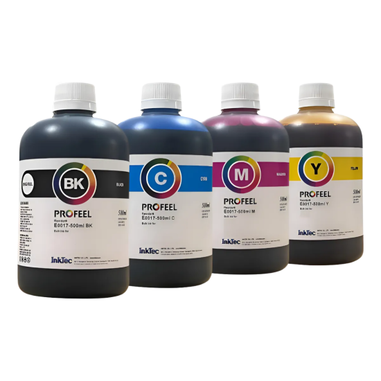 Tinta InkTec PROFEEL E0017 Corante Compatível com Ecotank 4 Unidades de 500ml 