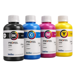 Tinta InkTec PROFEEL C5000 Pigmentada Compatível com GX4010 GX5010 GX6010 GX7010 TC-20 TC21 4 Unidades de 250ml