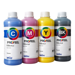 Tinta InkTec PROFEEL C5000 Pigmentada Compatível com GX4010 GX5010 GX6010 GX7010 TC-20 TC21 4 Litros