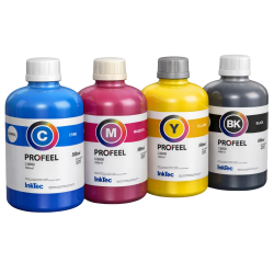 Tinta InkTec PROFEEL C5000 Pigmentada Compatível com GX4010 GX5010 GX6010 GX7010 TC-20 TC21 4 Unidades de 500ml