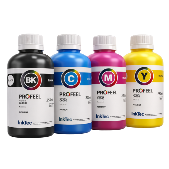 Tinta InkTec PROFEEL C5000 Pigmentada Compatível com GX4010 GX5010 GX6010 GX7010 TC-20 TC21 4 Unidades de 250ml Tinta InkTec PROFEEL C5000 Pigmentada Compatível com GX4010 GX5010 GX6010 GX7010 TC-20 TC21 4 Unidades de 250ml