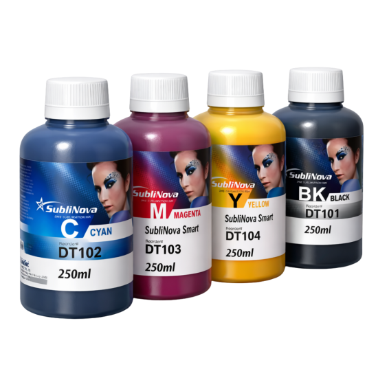 Tinta Sublimatica Inktec Sublinova DTI Compatível Com Todos Modelos da Linha L Ecotanque 4 Unidades de 250ml