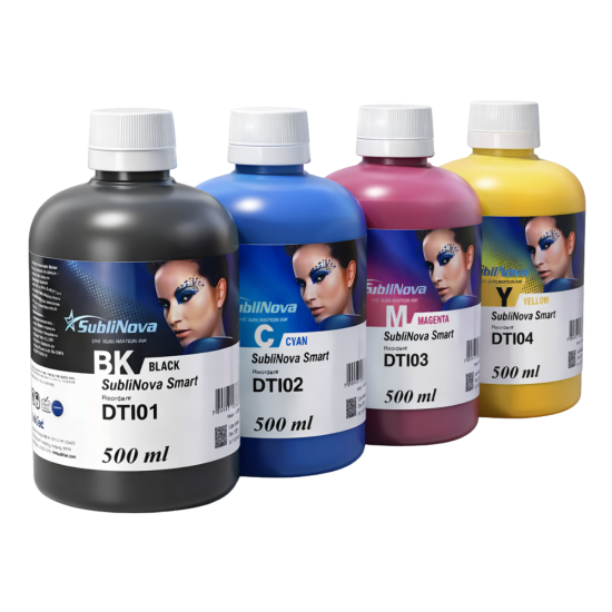Tinta Sublimatica Inktec Sublinova DTI Compatível Com Todos Modelos Linha L Ecotanque 4 Unidades de 500ml